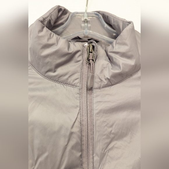 32 Degrees Cool Women's Mixed Media Windbreaker gray Packable jacket coat size L - Picture 4 of 8